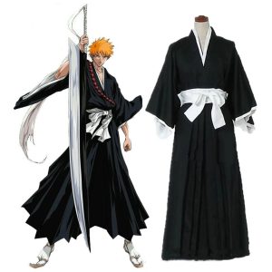 Ichigo Kurosaki Cosplay Costume – Bleach Suit for Men & Women