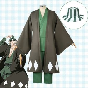Kisuke Urahara Cosplay Costume – Bleach Anime Outfit
