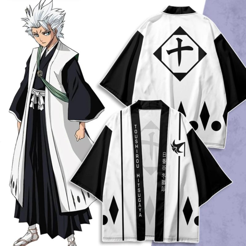 Kimono Manches Courtes Hitsugaya Toushirou – Bleach Cosplay