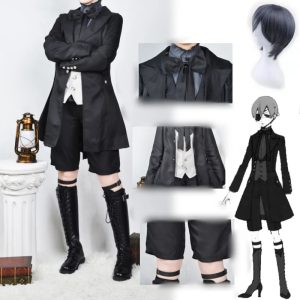 Ciel Phantomhive Cosplay Costume – Black Butler Suit for Men & Women