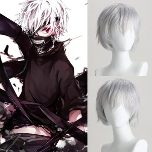 Kaneki Ken Cosplay Wig Tokyo Ghoul