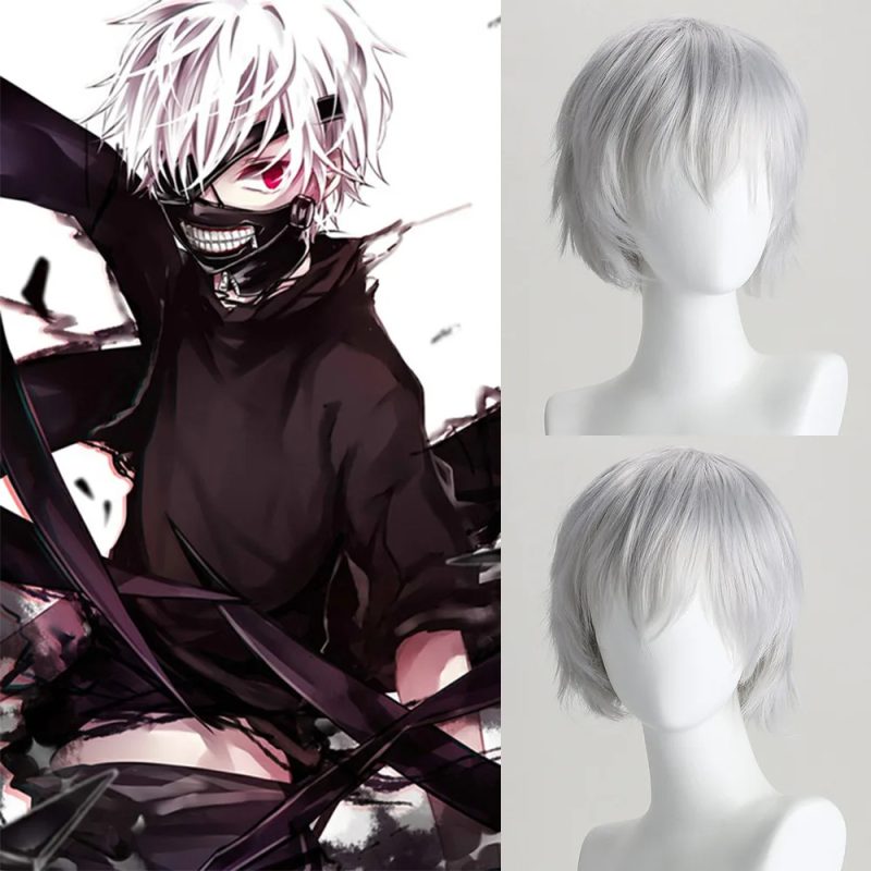 Kaneki Ken Cosplay Wig Tokyo Ghoul