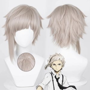 Atsushi Nakajima Cosplay Wig – Bungō Stray Dogs Premium White Wig