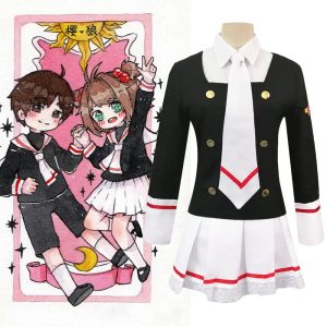 Sakura Kinomoto Cosplay Costume – Cardcaptor Sakura Anime Outfit
