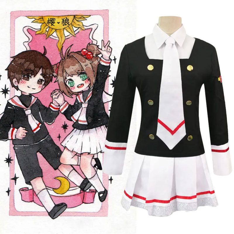 Sakura Kinomoto Cosplay Costume – Cardcaptor Sakura Anime Outfit