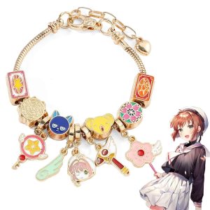 Sakura Kinomoto Cosplay Bracelet – Cardcaptor Sakura Gold Jewelry Accessory