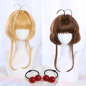 Sakura Kinomoto Cosplay Wig – Cardcaptor Sakura Yellow and Brown Wig