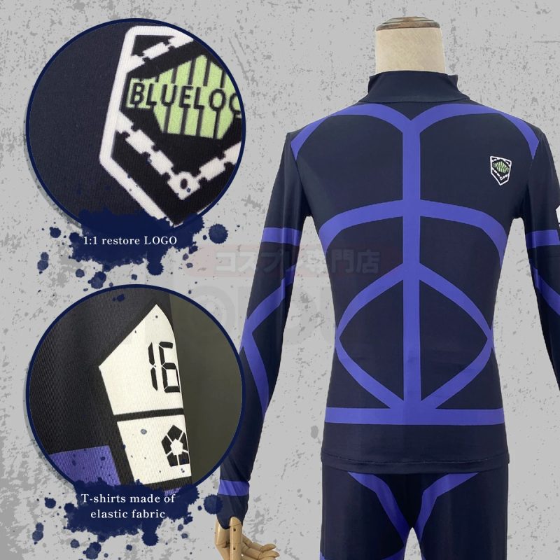 Cosplay Meguru Bachira - Blue Lock Anime Costume (White) - Image 2
