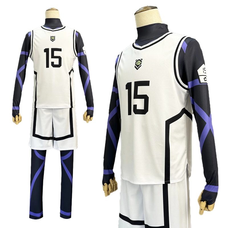 Yoichi Isagi Cosplay - Blue Lock Anime Jersey - Image 2