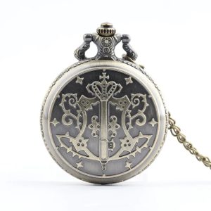 Sebastian Michaelis Watch – Black Butler Cosplay Timepiece
