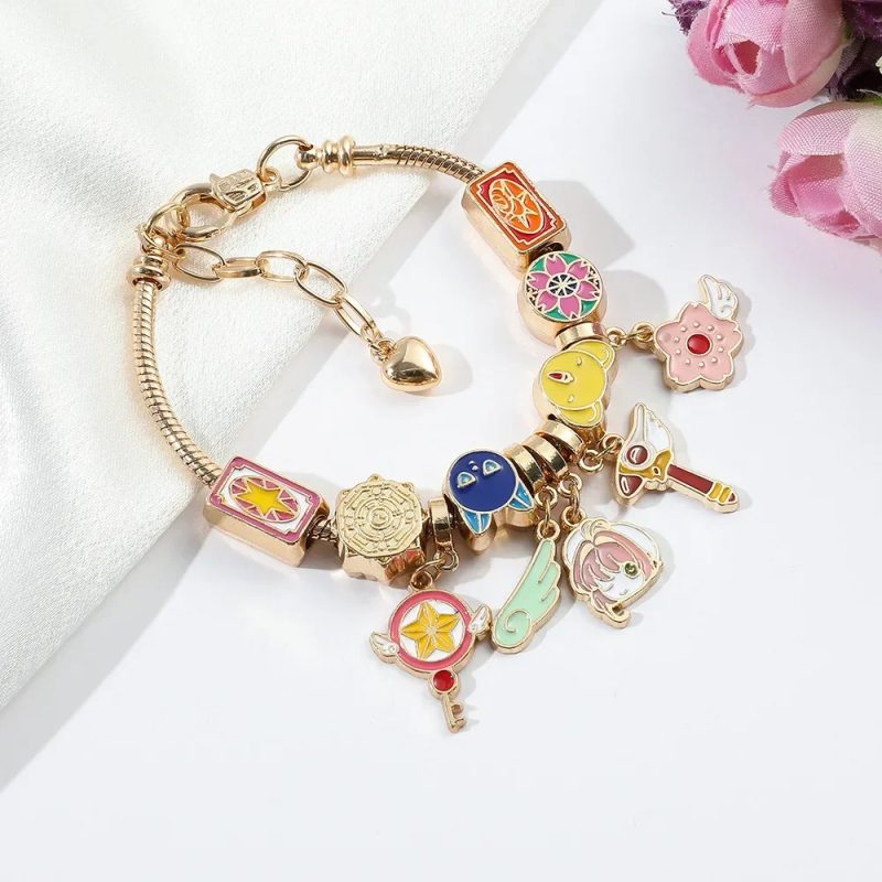 Sakura Kinomoto Cosplay Bracelet – Cardcaptor Sakura Gold Jewelry Accessory - Image 4