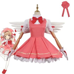 Sakura Kinomoto Cosplay Costume – Cardcaptor Sakura Magical Girl Outfit