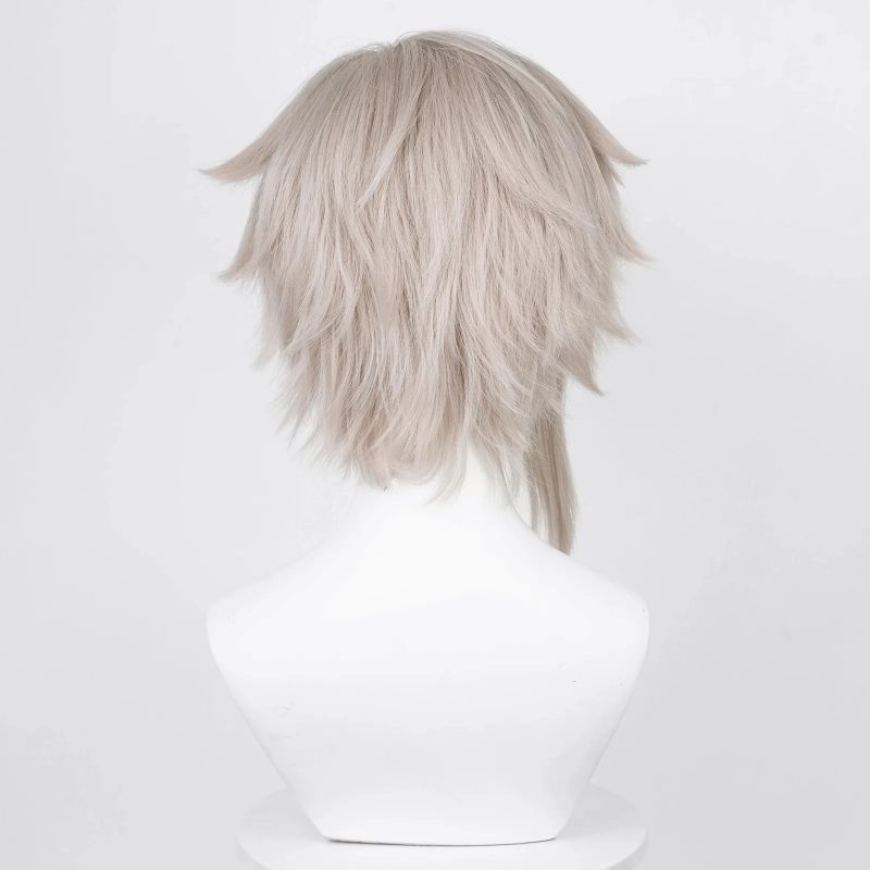 Atsushi Nakajima Cosplay Wig – Bungō Stray Dogs Premium White Wig - Image 4