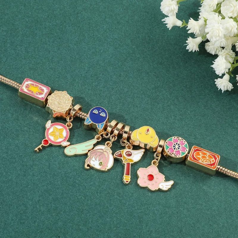 Sakura Kinomoto Cosplay Bracelet – Cardcaptor Sakura Gold Jewelry Accessory - Image 3