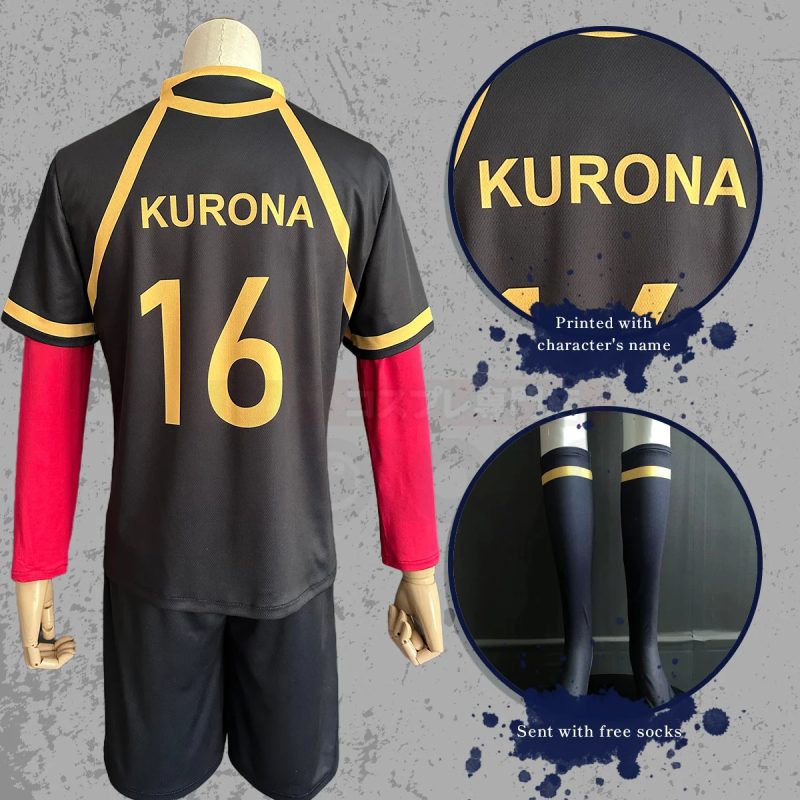 Cosplay Kurona Ranze 16 - Blue Lock Anime Costume - Image 2