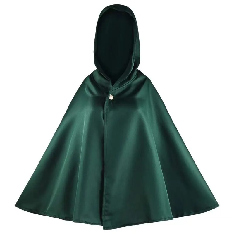 Shingeki no Kyojin Cosplay Cape | Premium Attack on Titan Green Cloak - Image 3