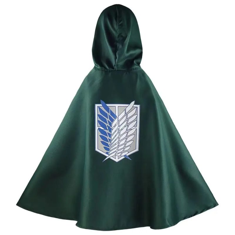 Shingeki no Kyojin Cosplay Cape | Premium Attack on Titan Green Cloak - Image 2