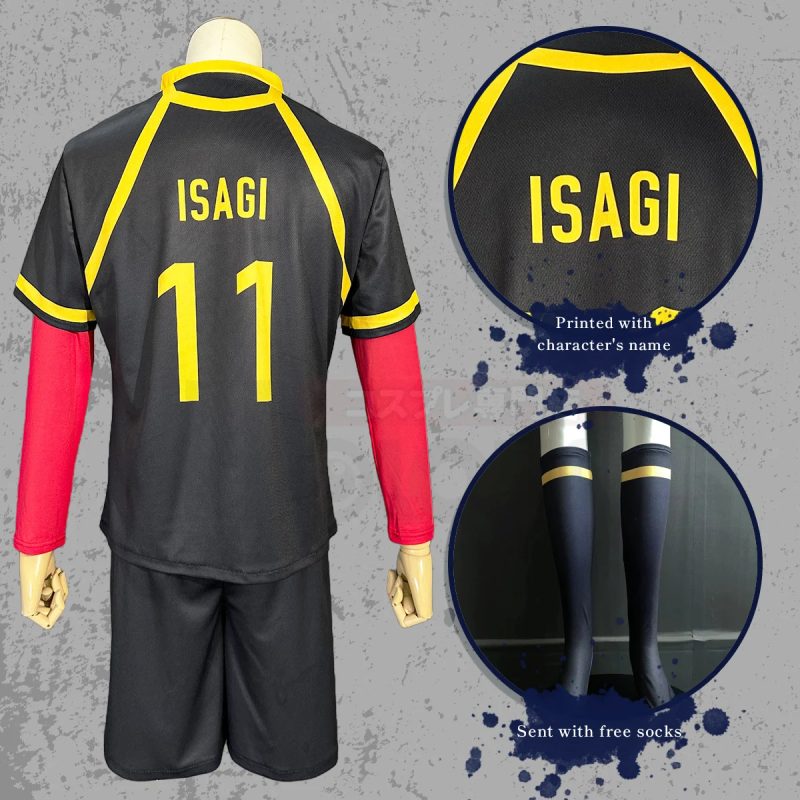 Cosplay Isagi Yoichi - Blue Lock Anime Costume - Image 4