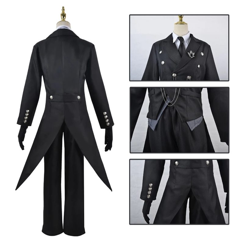 Sebastian Michaelis Cosplay Costume – Black Butler Suit for Men & Women - Image 4