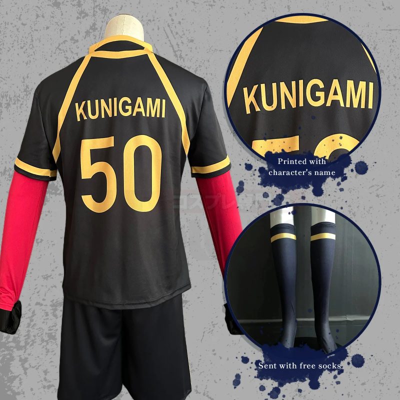 Cosplay Kunigami Rensuke 50 - Blue Lock Anime Costume - Image 2