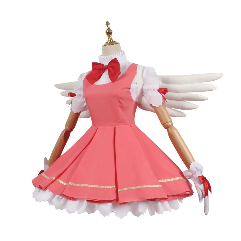 Sakura Kinomoto Cosplay Costume – Cardcaptor Sakura Magical Girl Outfit - Image 3