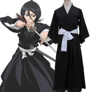 Rukia Kuchiki Cosplay Kimono – Bleach Anime Costume