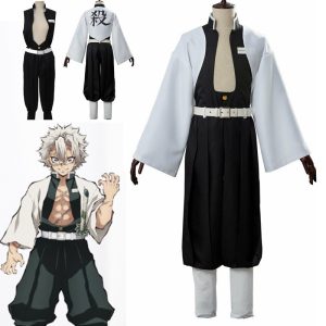 Authentic Sanemi Shinazugawa Cosplay Costume - Demon Slayer