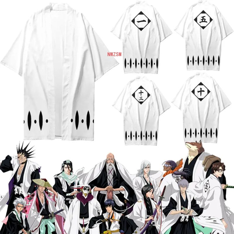 Kimono Hitsugaya Toushirou – Bleach Manga Cosplay - Image 2