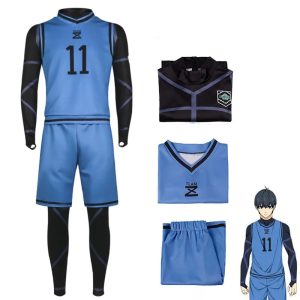 Cosplay Yoichi Isagi Blue Lock Blue Jersey - Premium Costume