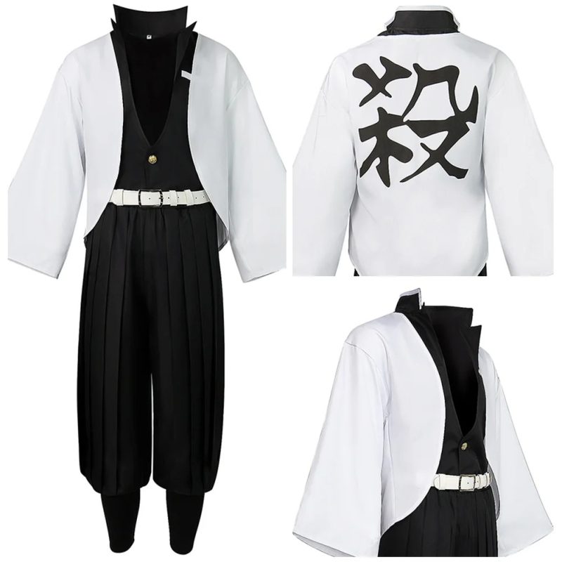 Authentic Sanemi Shinazugawa Cosplay Costume - Demon Slayer - Image 2