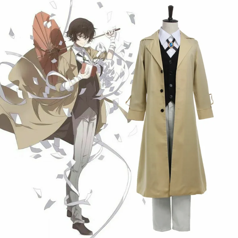 Osamu Dazai Cosplay Costume - Bungō Stray Dogs Anime